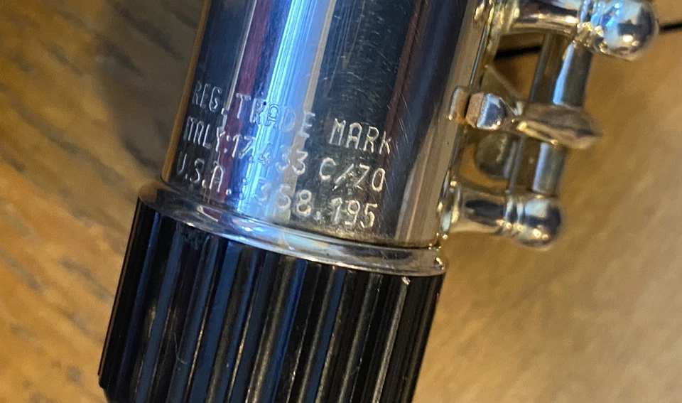 Flauto traverso Ida Maria Grassi TRADE MARK ITALY 17.433 C/70 U.S.A. 358195 - Immagine 2 di 4