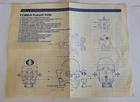 Cobra Flight Pod 1985 ORIGINAL Instructions/Blueprints G.I. Joe Hasbro Vehicle