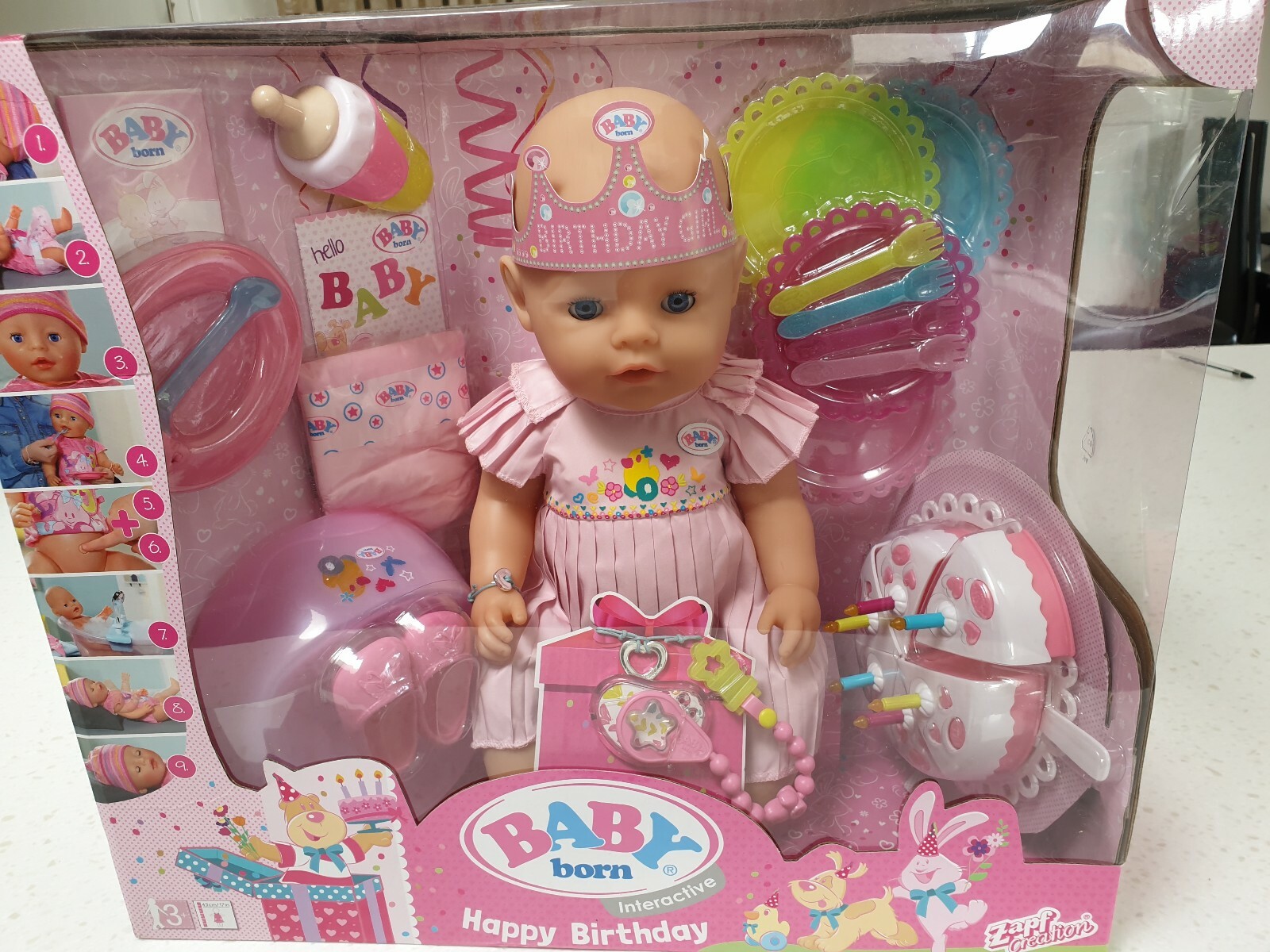 baby born interactive happy birthday doll