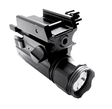 Tactical Pistol Red Laser & AIM 500 Lumens LED FlashLight Combo/Quick Release