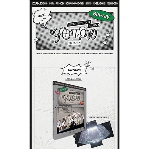Seventeen Tour Follow Again To Japan 6 Dvd+13 Postcards+photobook+case 2025 - Image 3 of 4