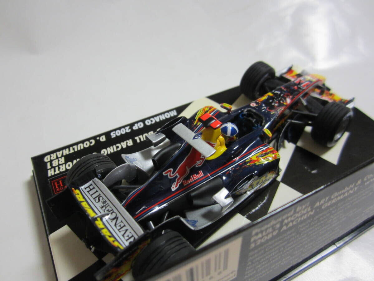 1/43 Minichamps Red Bull RB1 Cosworth Monaco GP 2005 D 1/43 Minichamps Red Bull RB1 Cosworth Monaco GP 2005 D
