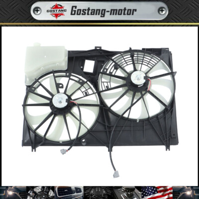 Radiator Condenser Cooling Fan Assembly Fit For 2014-2018 2019 Toyota Highlander