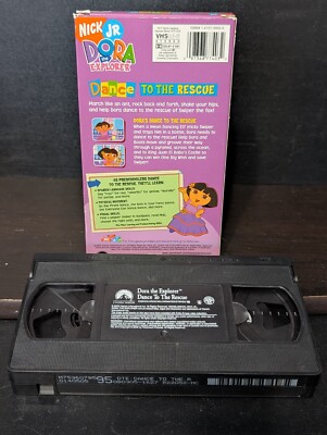 Nick Jr. Dora the Explorer Dance To The Rescue VHS Tape