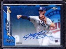 2020 Topps Chrome Blue Refractor /150 Michael Brosseau #RA-MBR Rookie Auto RC