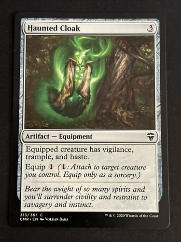1x Haunted Cloak (313) Commander Legends LP MTG Magic the Gathering x1 MKE
