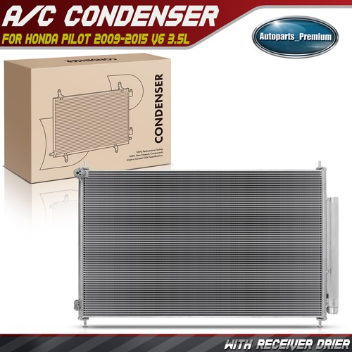 AC Condenser w/ Receiver Drier for Honda Pilot 20092015 V6 3.5L