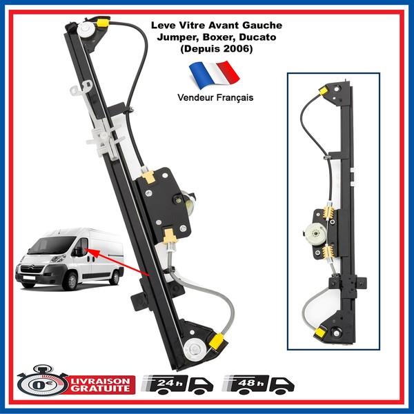 Fensterhebermechanismus Vorne Links FüR Jumper Boxer Ducato 1340453080 9221X7-image