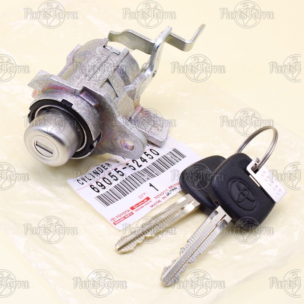 Genuine OEM 2007-2011 TOYOTA YARIS Back Door Lock Cylinder + Key