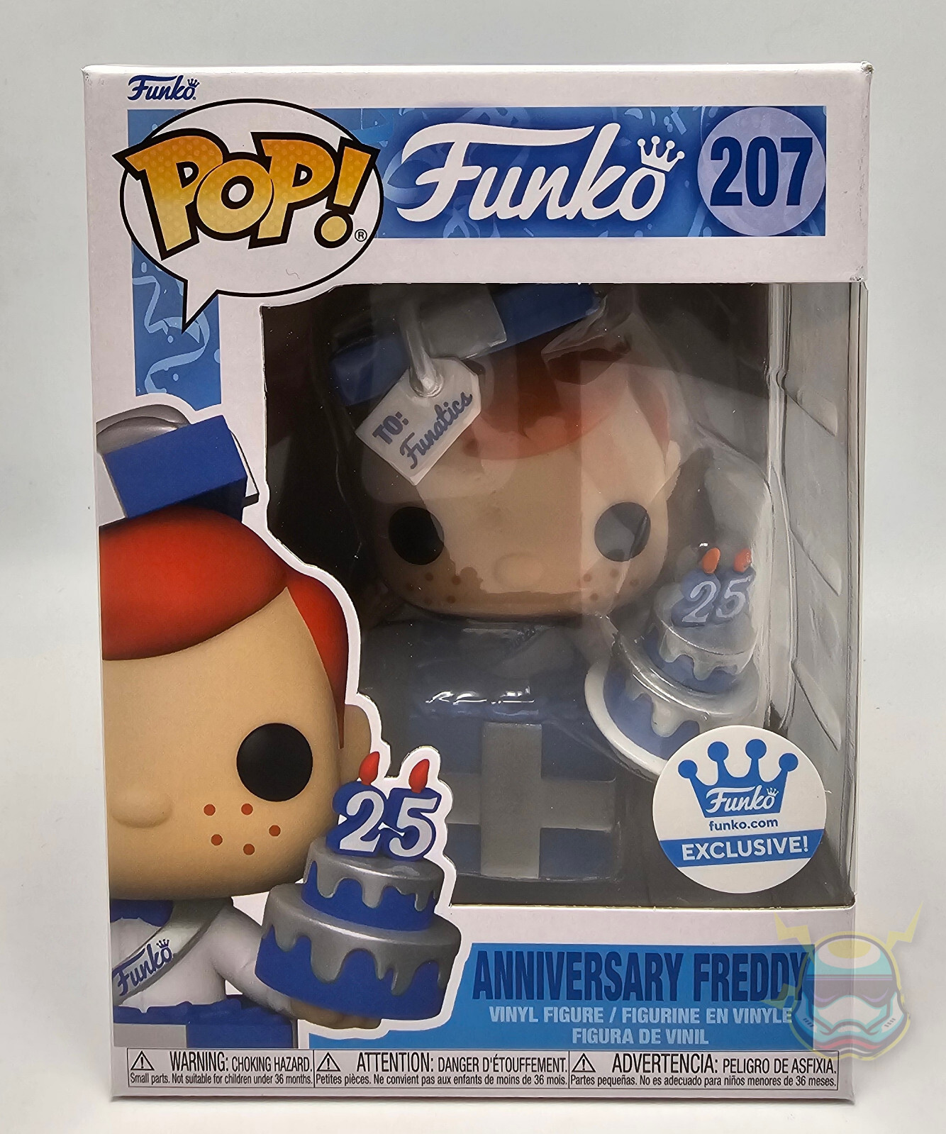 Funko Pop ANNIVERSARY FREDDY #207 Exclusive Vinyl Figure NEW Protector