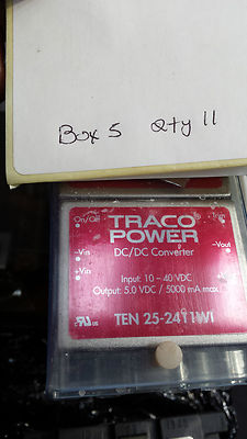 New TRACOPOWER - TEN 25-2411WI - DC-DC CONV, ISO POL, 1 O/P, 25W, 5A, 5V (b3)