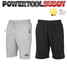 OX Jogger Shorts Black W5532 Or Grey W5531 Trade Workwear 32" - 40"