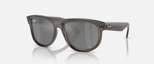 RAYBAN BOYFRIEND REVERSE Sunglasses - RBR0501S 6707GS - Dark Grey/Silver - NIB
