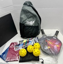USAPA Approved Pro Insignia Pickleball Paddles Set of 2 Lightweight Bag Balls