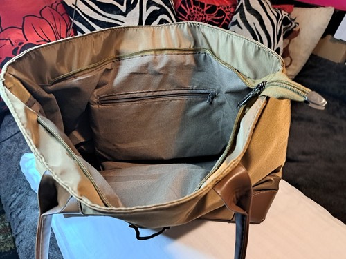 brown tote bag - Picture 3 of 3