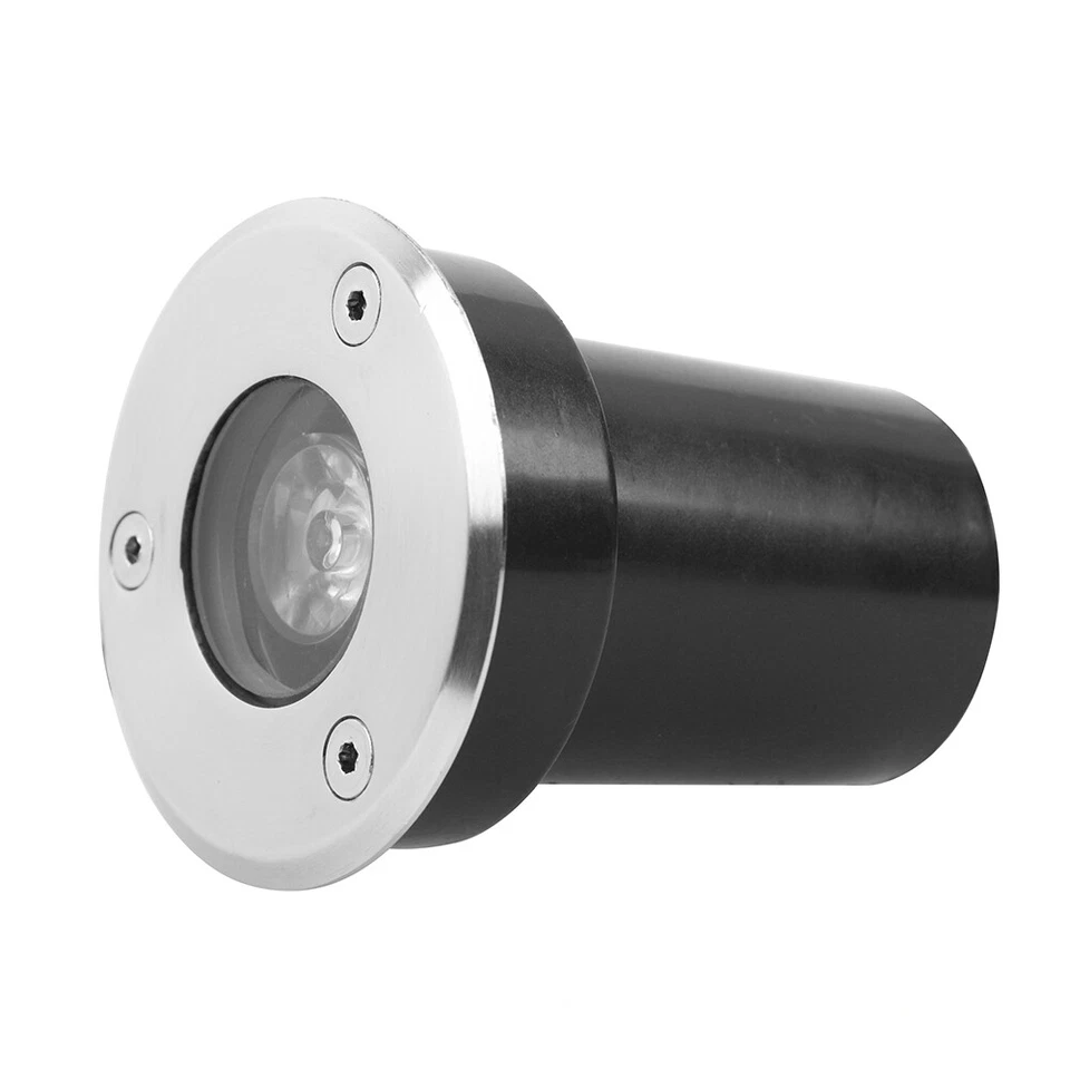 1x-10x Bodenleuchte Außen-Beleuchtung IP65 Befahrbar LED Rund 1W Bodenstrahler - Bild 2 von 4