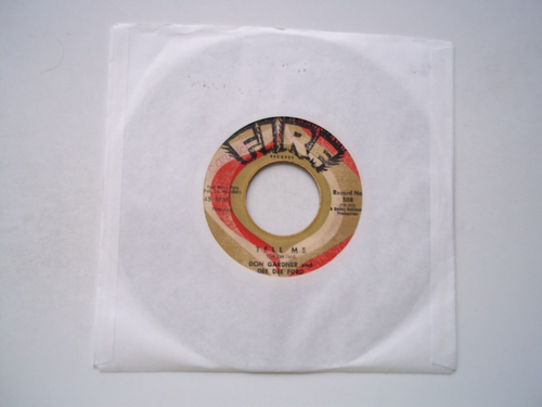 DON GARDNER, DEE DEE FORD - I Need Your Loving / Tell Me - 45 RPM 7" Record FIRE - Picture 2 of 6
