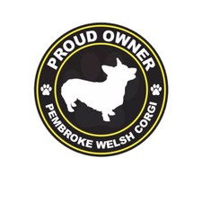 Proud Owner Pembroke Welsh Corgi Sticker Decal
