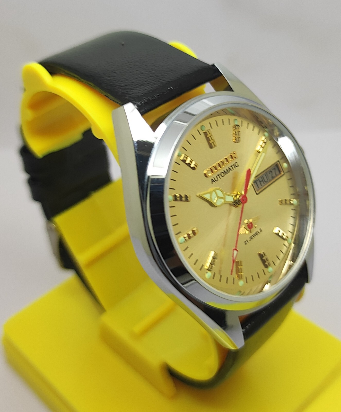 Vintage Citizen Automatic Japan Made Day Date Men's Wrist Watch For Gift eBay