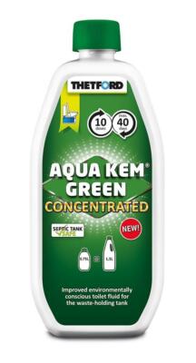 AQUAKEM GREEN CONCENTRATE 0.75L CHEMICAL FOR THETFORD PORTABLE CARAVAN TOILET