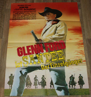 SANTEE - DER EINZELGÄNGER Org. Plakat A1 -1973-  Glenn Ford, Michael Burns
