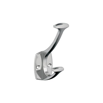 H3700126 | Vicinity Double Prong Decorative Wall Hook | Polished Chrome Hook ...