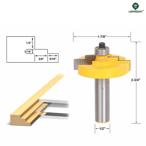 Picture Frame Edge Moulding Router Bit Woodworking Cutter Corner 1/2 ...
