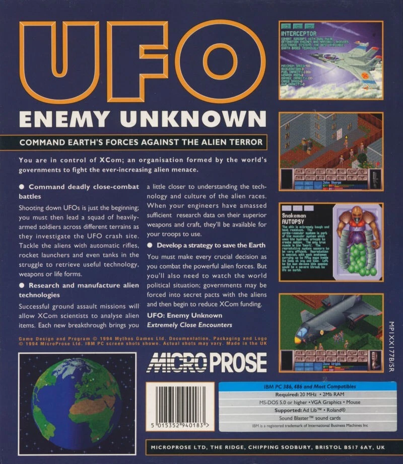 X-Com: UFO Defense PC Game 1994 Enemy Unknown Windows 10 11 - Image 2 of 2
