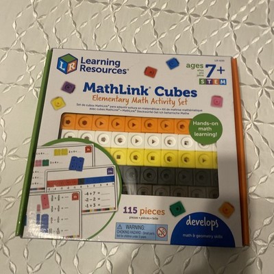 Learning Resources Mathlink Cubes Elementary Math Activity Set Multicolor (LER