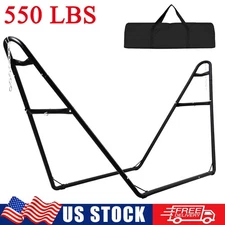 Universal 2 Person Hammock Stand Steel 550 Lbs Fits 9 to 14 Ft Hammocks Outdoor