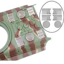 6 pièces de filet de protection blindé pour Char Tigre 1/16 plaque de garde