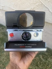POLAROID SX-70 LAND CAMERA – SONAR ONESTEP – BC SERIES  UNTESTED – W/ Manual Bag