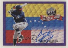 2018 Leaf Metal Draft National Pride Purple Wave 5/15 Yunior Severino Auto 7qg