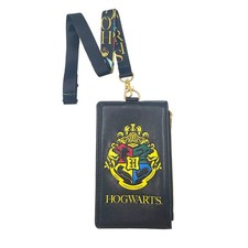Harry Potter Hogwarts Lanyard with Passport Holder, Clear ID Card Slot, Coin ...