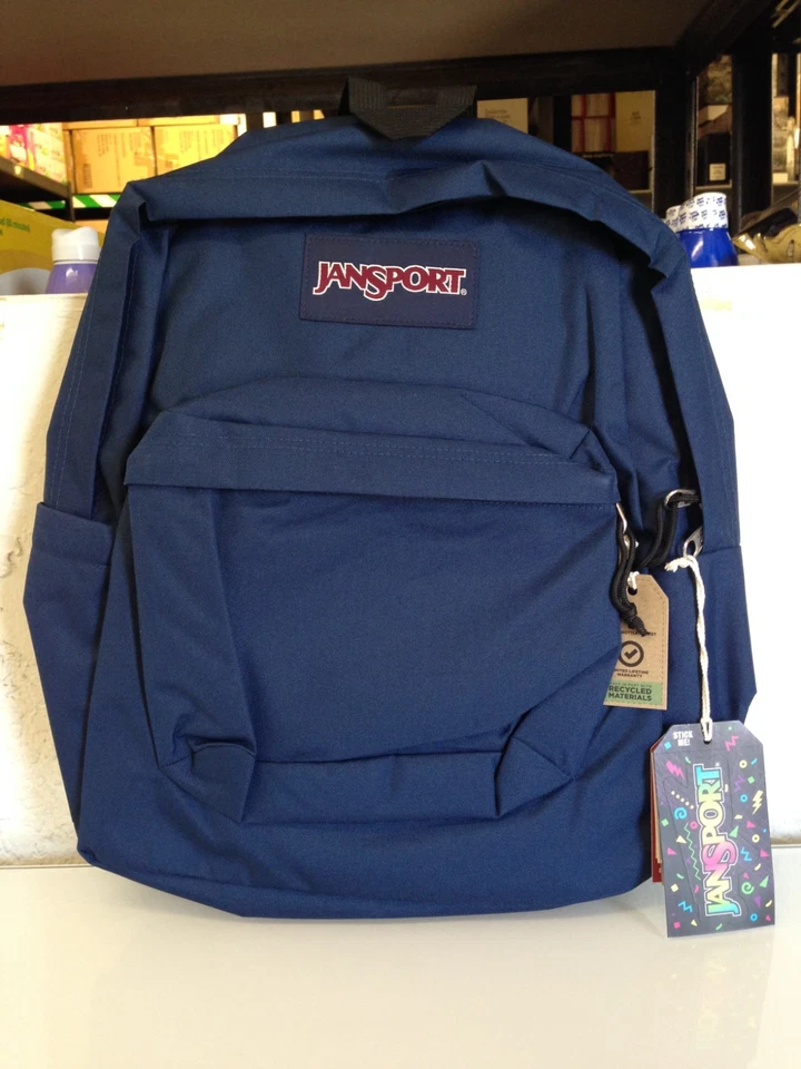 JanSport SuperBreak 背包 26L 升 - 海军蓝 — 第 2/4 张图片