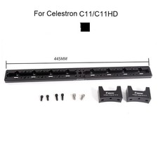 445mm Dovetail Mounting Plate Connect for Telescope Celestron C11/C11HD Black US