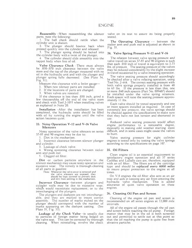 Libro de servicio manual de taller de reparación Cadillac and LaSalle 1937-1938 V8 V12 V16 Foto 4 de 4