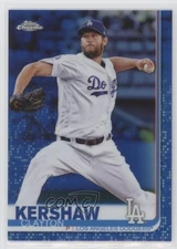 2019 Topps Chrome Blue Refractor /150 Clayton Kershaw #112