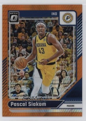 2024-25 Panini Donruss Optic Orange Hyper Prizm 284/299 Pascal Siakam #187 1rl6