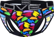 Andrew Christian Love Pride Slash Bubble Butt Jock - 91866 - S, mediano y grande