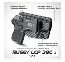WARRIORLAND Ruger 380 Carbon Fiber Holster, Never Used.