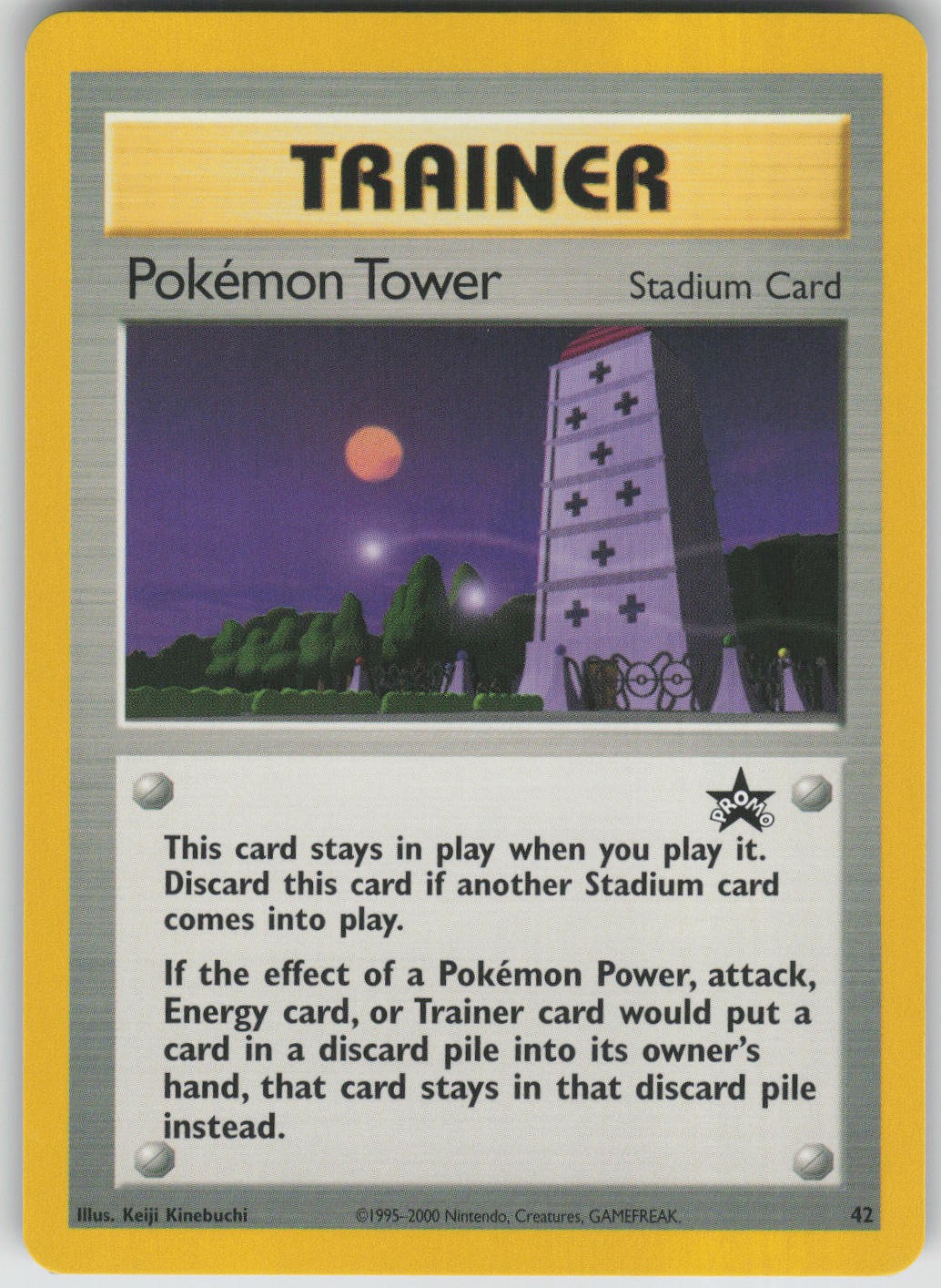 Pokemon TCG Pokemon Tower Promo WoTC Promo 42/53