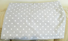 Pottery Barn Teen Kid Cotton Twin XL Flat/Fitted Sheet Set Gray College Dorm New