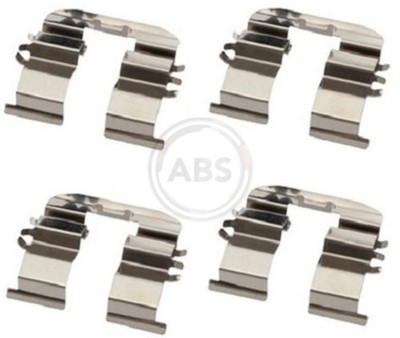A.B.S. Zubehörsatz Scheibenbremsbelag 1814Q für HYUNDAI PBT PB i20 1 ix20 JC