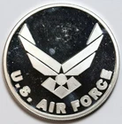 U.S. Air Force 1oz Silver .999 USA Bullion Art Round - One Troy Ounce