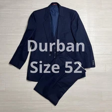 Durban Suit Setup 3 Piece Navy Wool Size 52