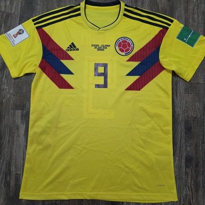 2018 Adidas Colombia Home Soccer Jersey Radamel Falcao Men XL