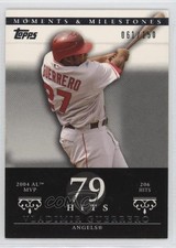 2007 Moments & Milestones /150 Vladimir Guerrero (2004 AL MVP 206 Hits) HOF s2g