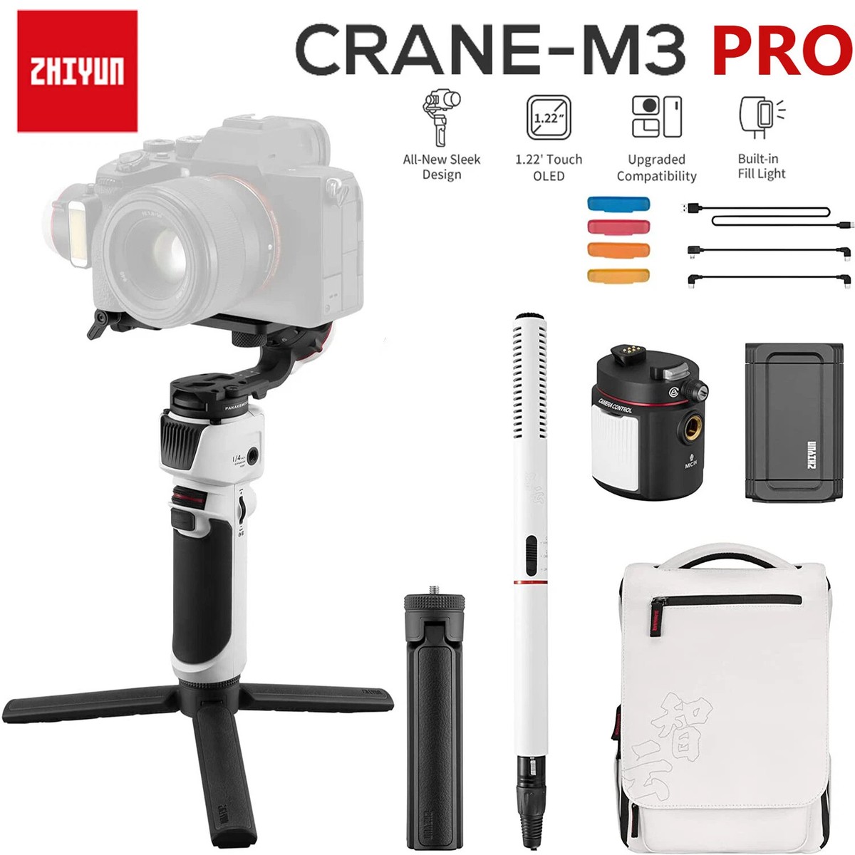 Zhiyun Crane M3 Pro 3-Axis Gimbal Stabilizer for Mirrorless Camera 