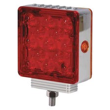 Maxxima M42361r/Y-A Spot Light, 1-51/64" D, Led, Amber/Red